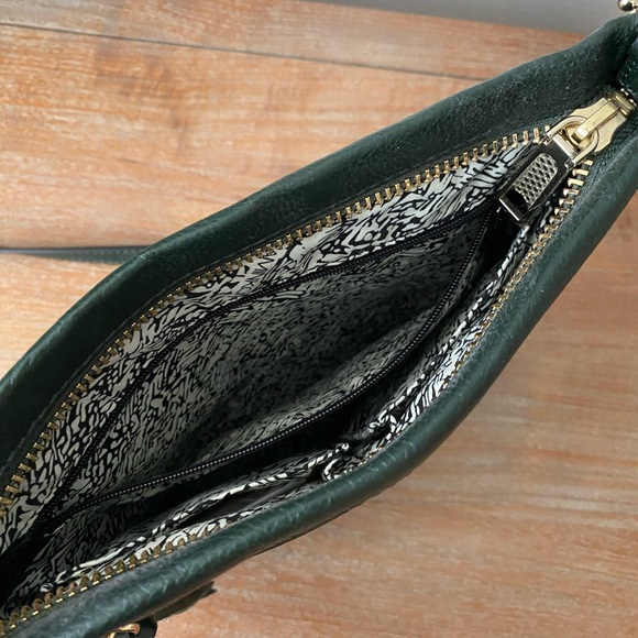NWOT Rebecca Minkoff Green Leather Handbag - Picture 7 of 15